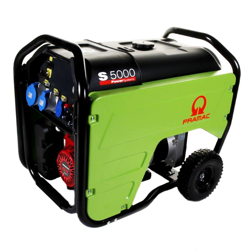 Pramac S5000 230V Only Electric Start Petrol Generator Long Run