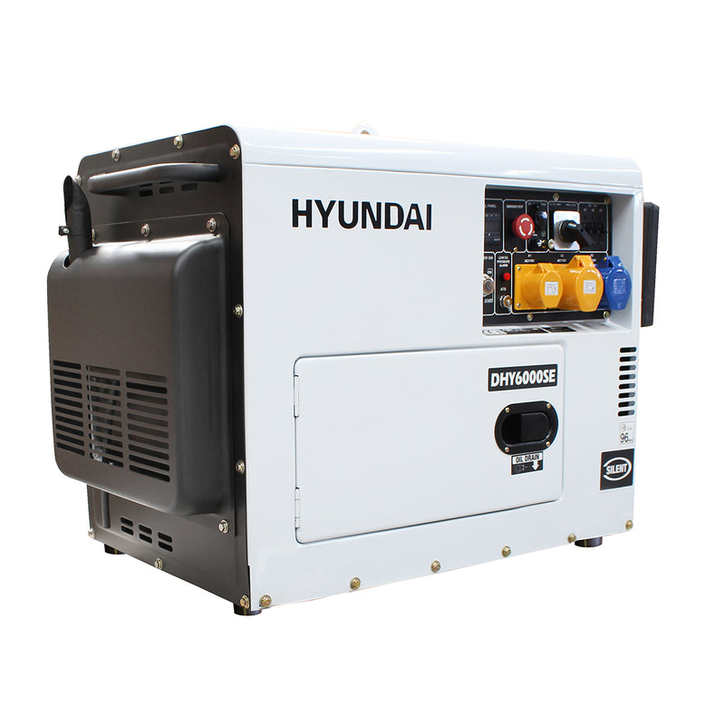 Hyundai DHY6000SE-LT800 Diesel Generator No Wheels