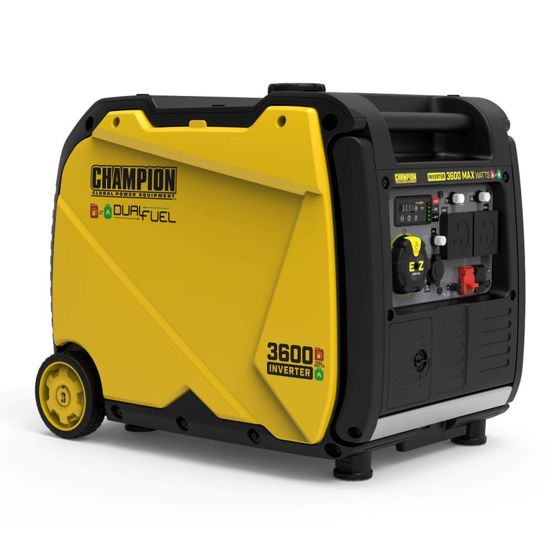 Champion 500988-UK Dual Fuel Inverter Generator