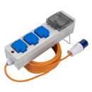 Sealey 15m Caravan and Camping Mains Unit with RCD
