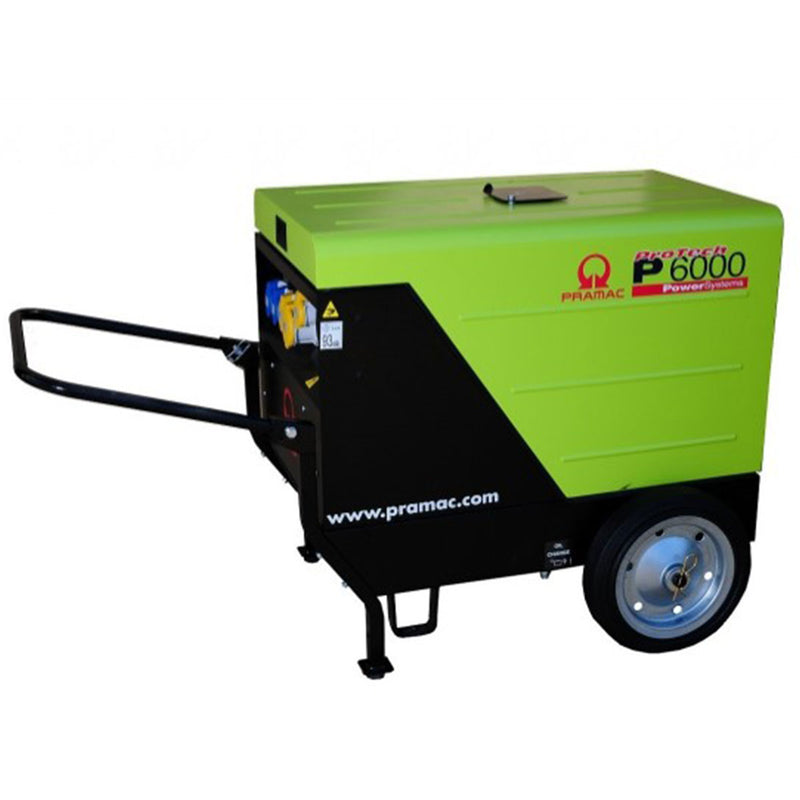 Black P6000 230/115V Silent Power Generator