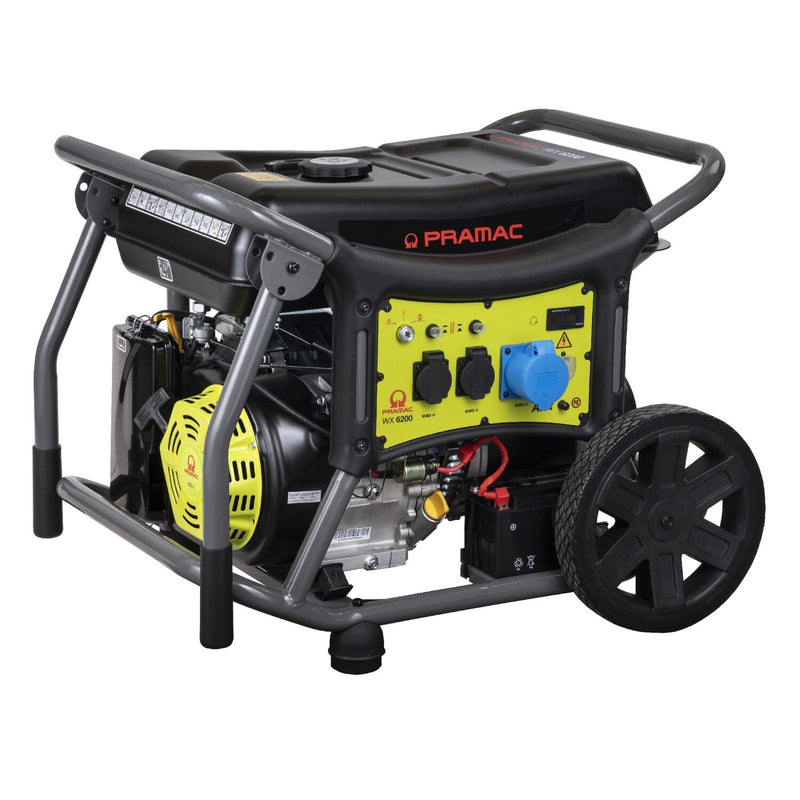 Dark Slate Gray Pramac WX6200 Petrol Generator 230V