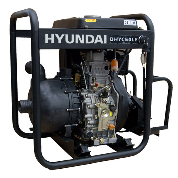 Dark Slate Gray Hyundai DHYC50LE Electric Start Diesel Chemical Water Pump – 2 Inch Outlet