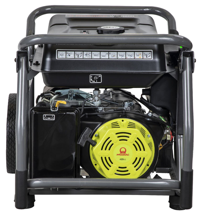 Dark Slate Gray Pramac WX6200 Petrol Generator 230V