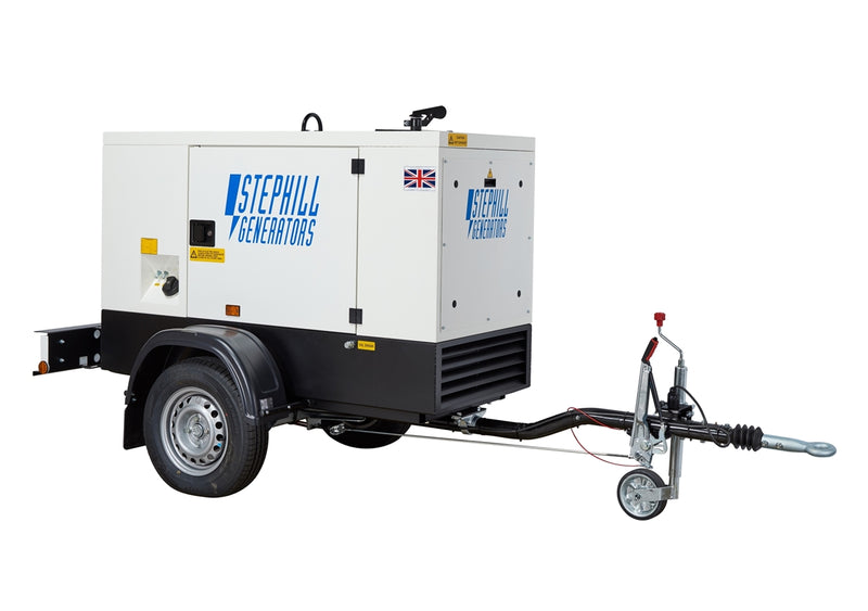 Light Gray SSDK10W Super Silent Diesel Welfare Generator