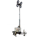 Light Gray 4.5kVA Super Silent Led Lighting Tower