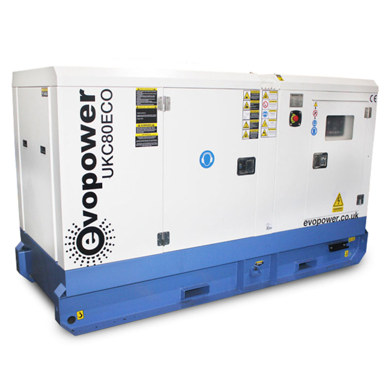 Dark Slate Blue Evopower UKC80ECO 3-phase Diesel Generator