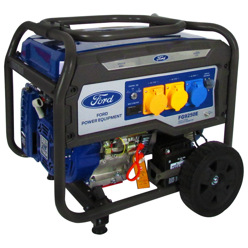 Dark Slate Gray Ford FG9250E Q Series Electric Start Petrol Generator