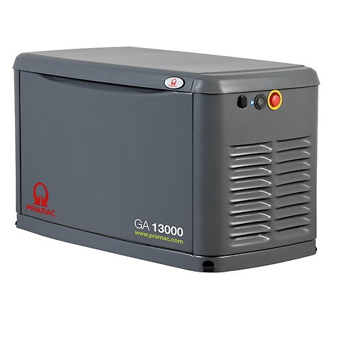 Dim Gray Pramac GA13000 LPG / Natural Gas Residential Standby Generator