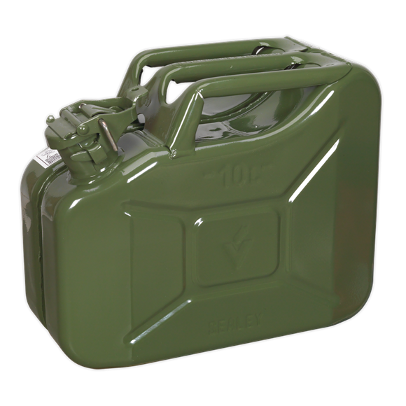 Dark Olive Green Jerry Can 10ltr Green