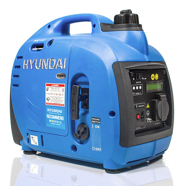 Steel Blue Hyundai HY1000Si Digital Inverter Suitcase Generator