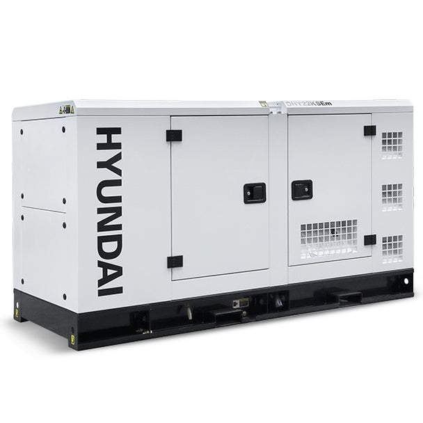 Light Gray Hyundai DHY22KSEm Diesel Generator