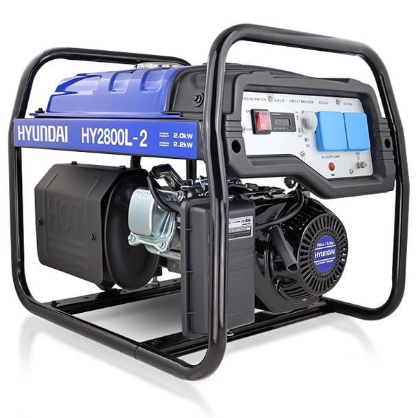 Dark Slate Gray Hyundai HY2800L-2 Petrol Generator