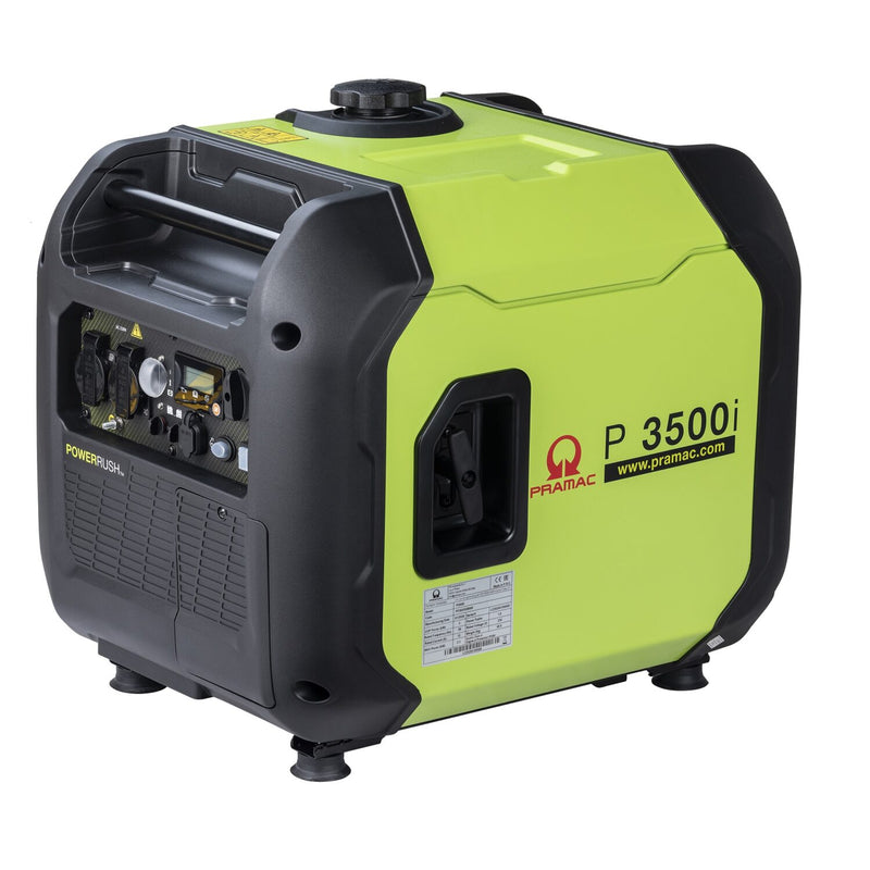 Dark Khaki Pramac P3500i Inverter Petrol Generator