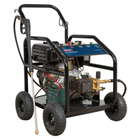 Dark Slate Gray Sealey Pressure Washer 290bar 900ltr/hr 10hp Diesel