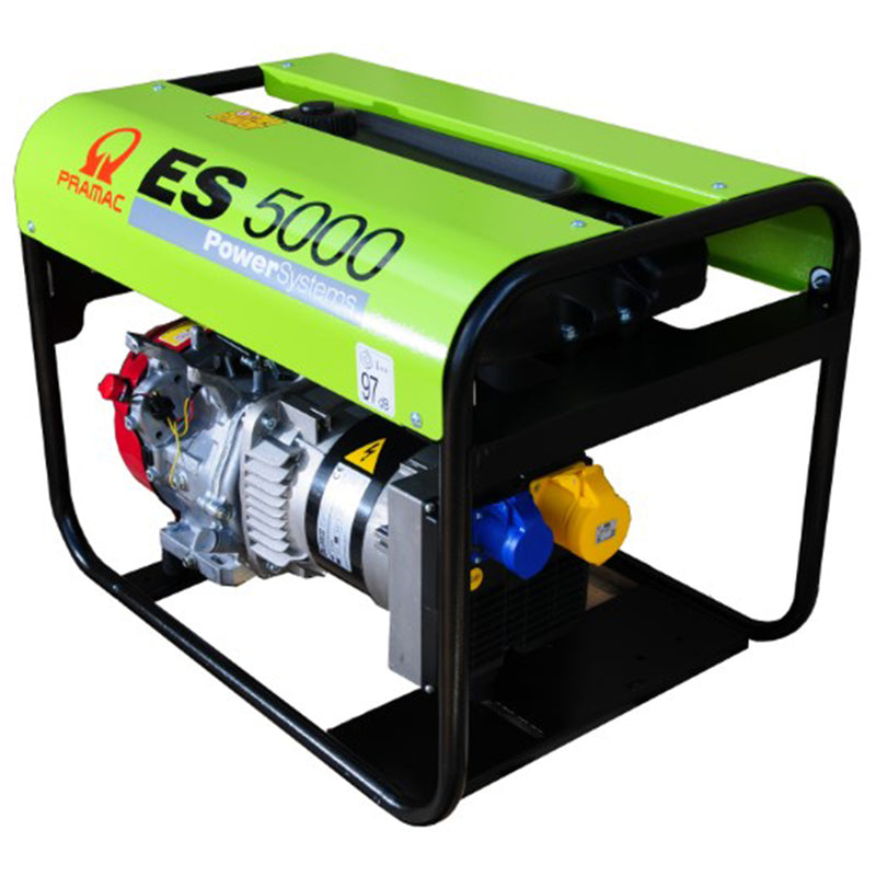 Black Pramac ES5000 Petrol Generator
