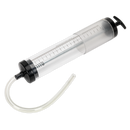 Light Gray Sealey Oil Suction Syringe 550ml