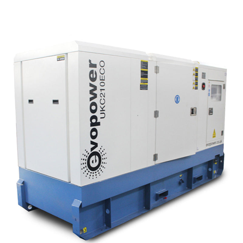 Light Gray Evopower UKC210ECO 3-phase Diesel Generator