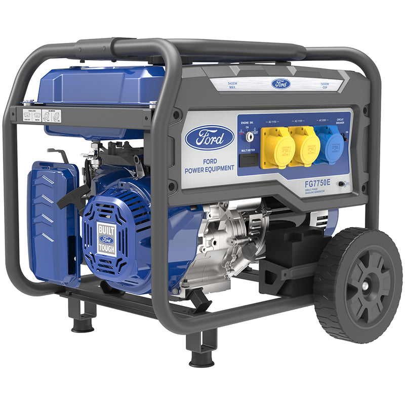 Dark Slate Gray Ford FG7750E Q Series Electric Start Petrol Generator