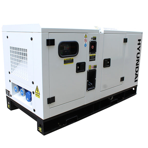 Gray Hyundai DHY18KSEm Diesel Generator