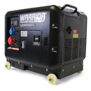 Dark Slate Gray Warrior LDG6500SV3 Silent Diesel Generator 3-Phase